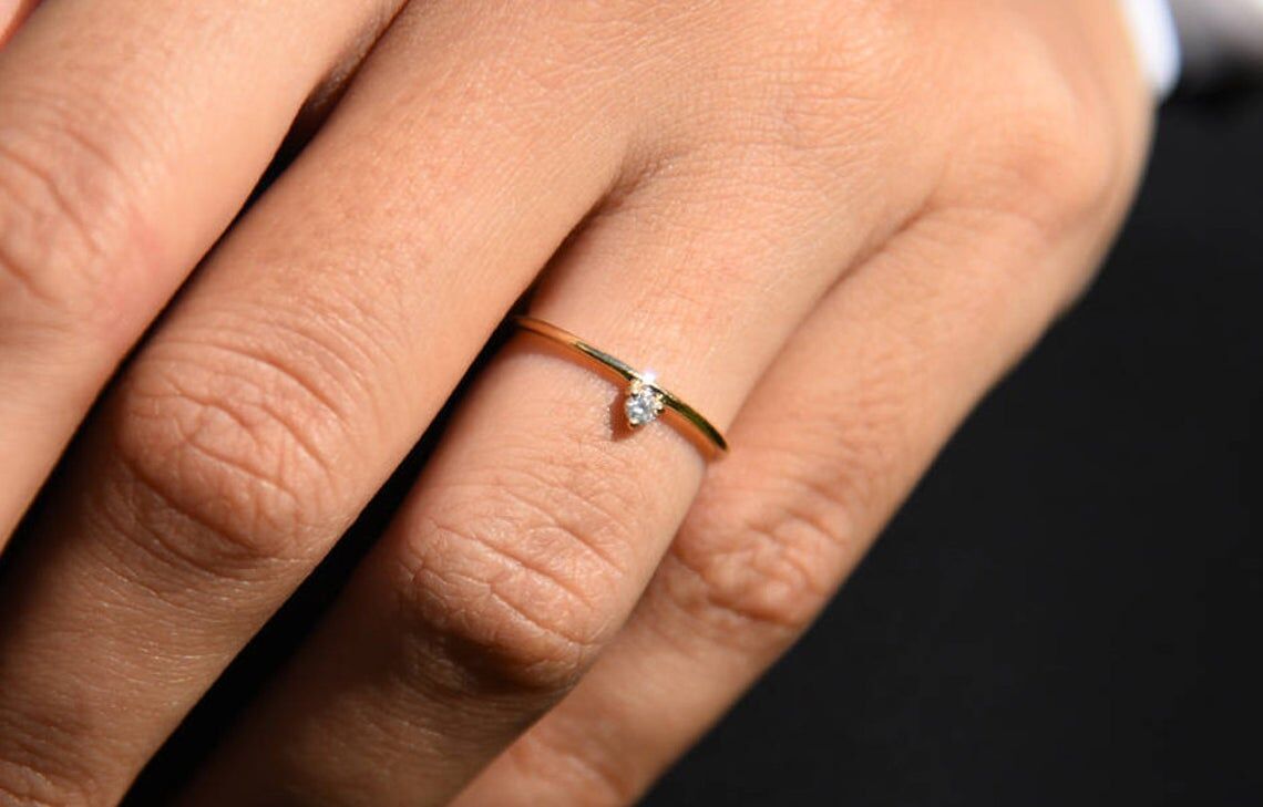 Diamant Ring EMMA I 585er Roségold ca Diamant Ring EMMA I 585er Roségold ca. 0,05 Carat