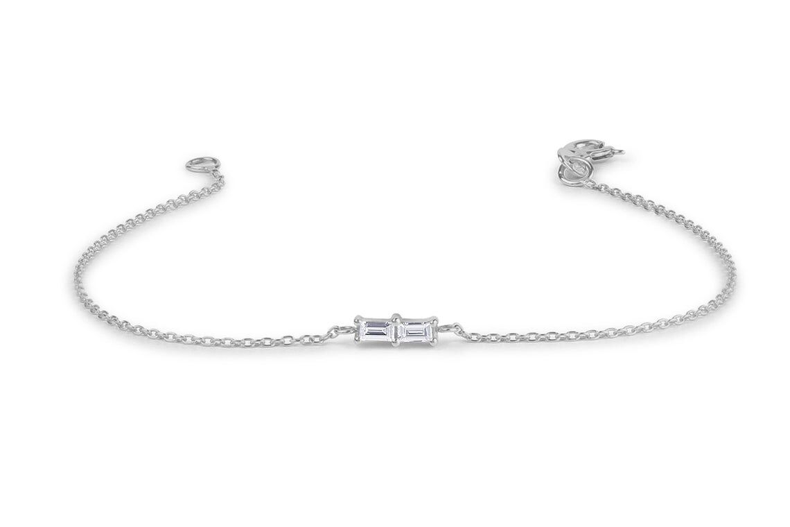 Diamant Armband BEATRICE I 585er Weißgold 0,12 Karat