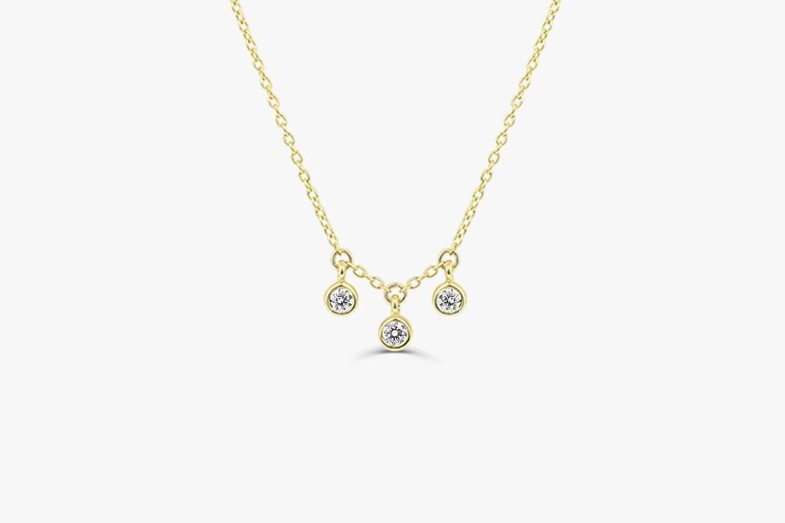 Diamant Kette LILY I 585er Gold 0,10 Karat
