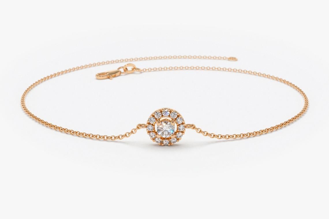 Diamant Armband GULILIA I 585er RoseGold 0,15 Karat