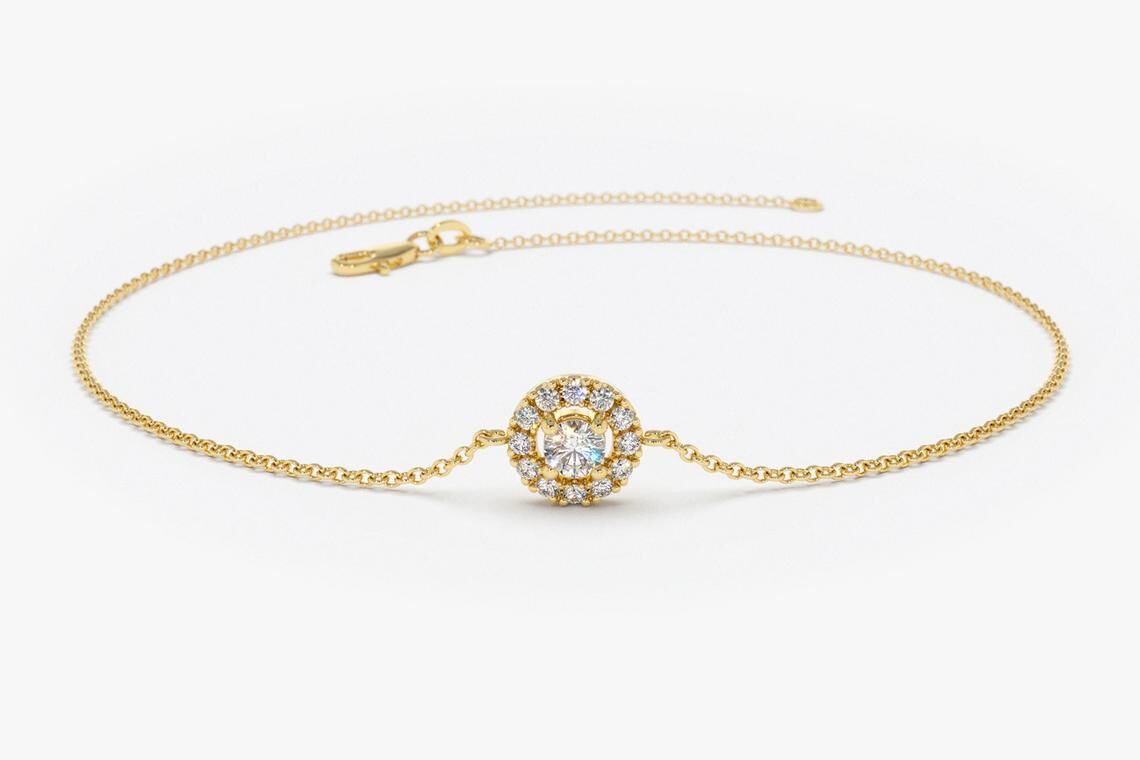 Diamant Armband GULILIA I 585er Gold 0,15 Karat