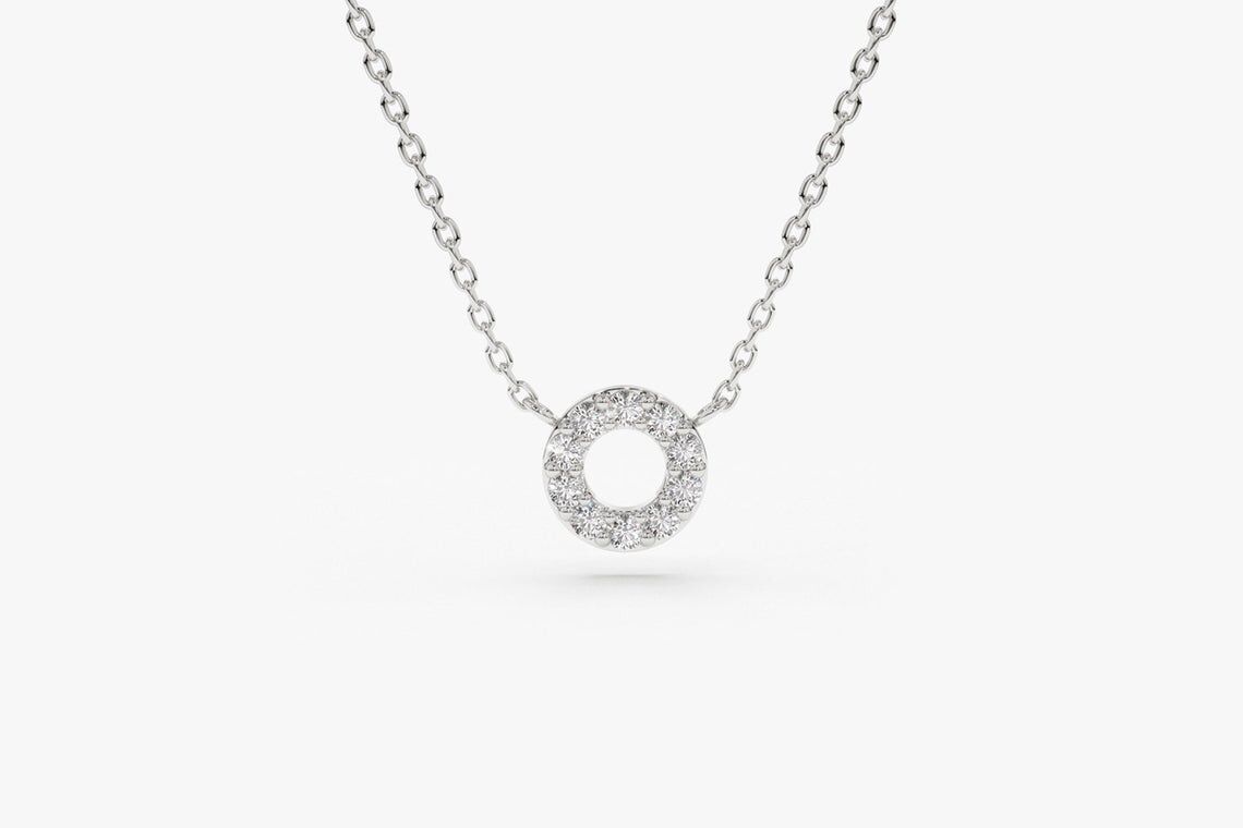 Diamant Kette Kayla I 585er Weißgold 0,12 Karat