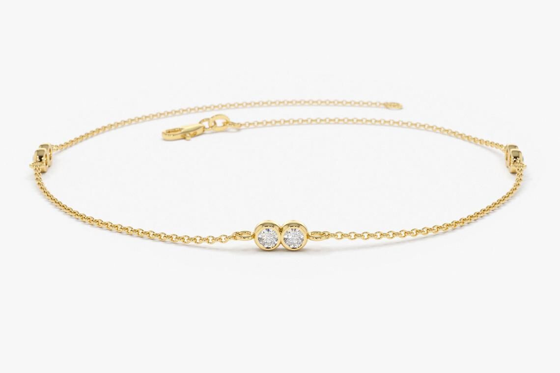 Diamant Armband CARLOTTA I 585er Gold 0,16 Karat
