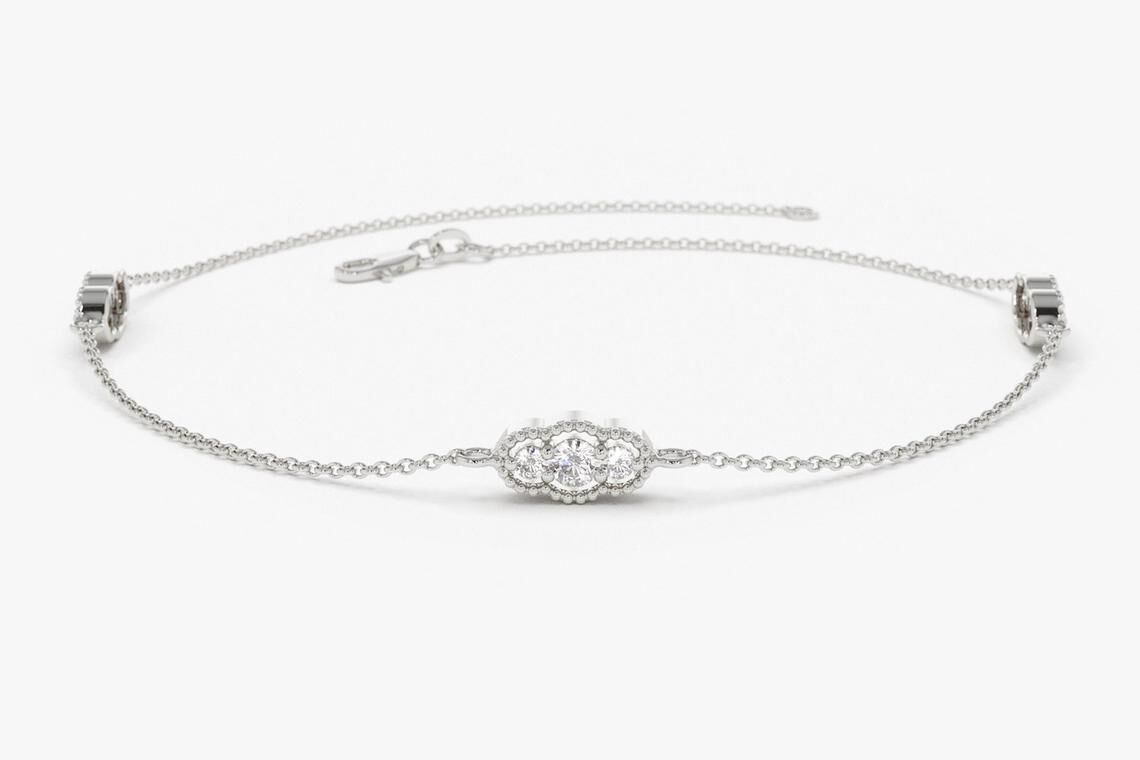 Diamant Armband ALESSIA I 585er Weißgold 0,31 Karat”
