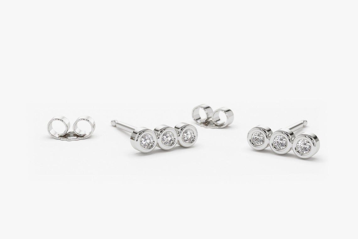 Diamant Ohrstecker LESLIE I 585er Weißgold 0,20 Karat