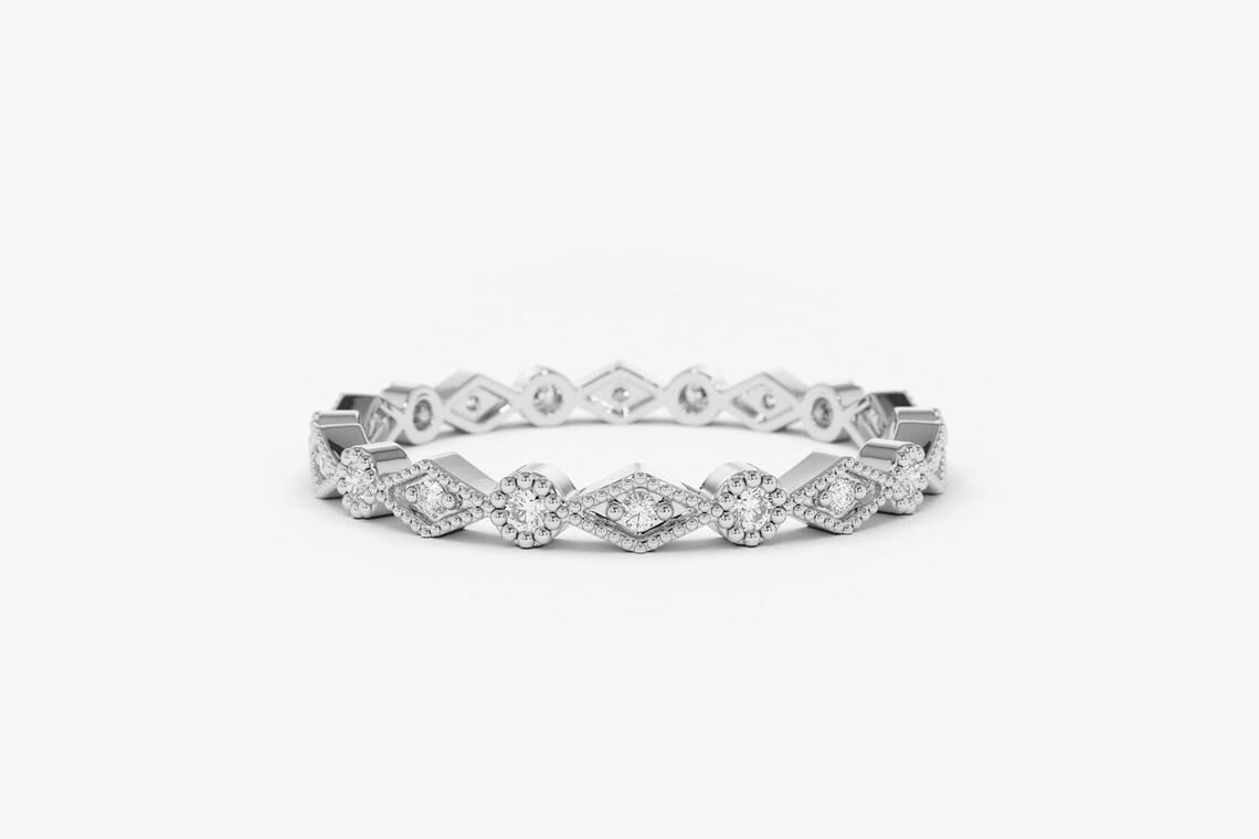 Diamant Ring LINDA I 585er Weißgold 0,12 Karat