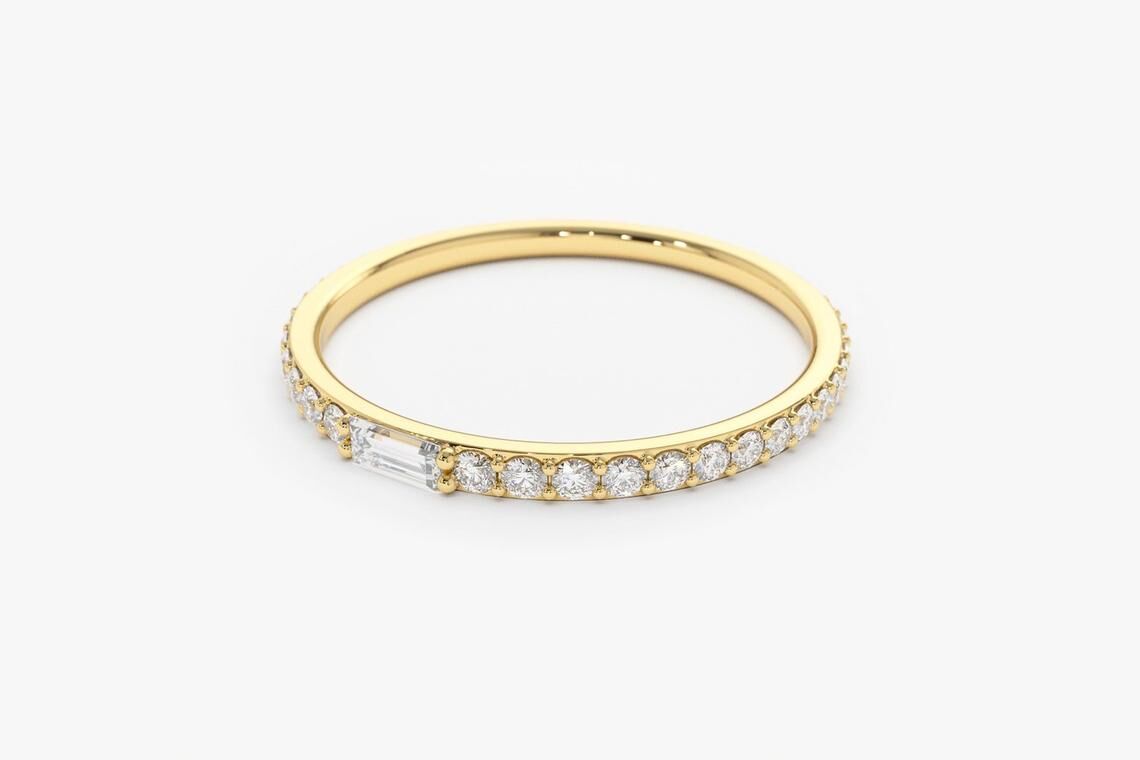 Diamant Ring SUSAN I 585er Roségold 0,27 Karat 5 Diamant Ring SUSAN I 585er Roségold 0,27 Karat