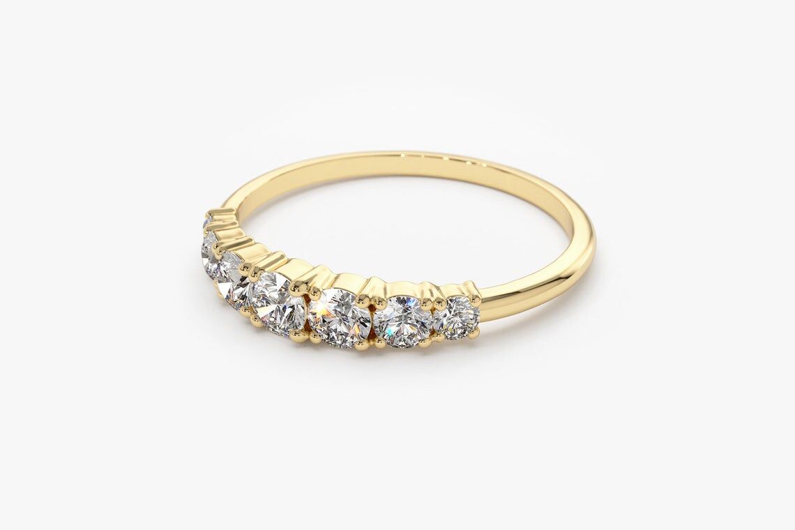 Diamant Ring SOPHIA I 585er Roségold 0,45 Karat 6 Diamant Ring SOPHIA I 585er Roségold 0,45 Karat