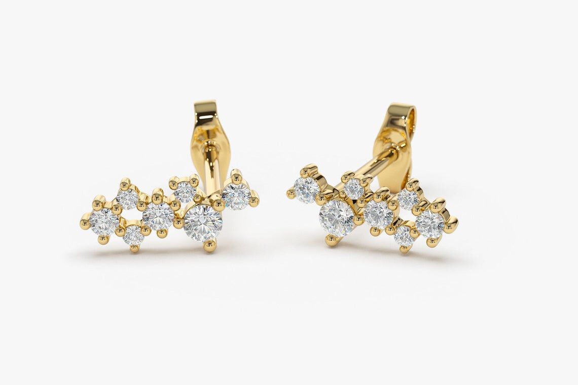 Diamant Ohrstecker EVA I 585er Gold 0,50 Karat 7 Diamant Ohrstecker EVA I 585er Gold 0,50 Karat