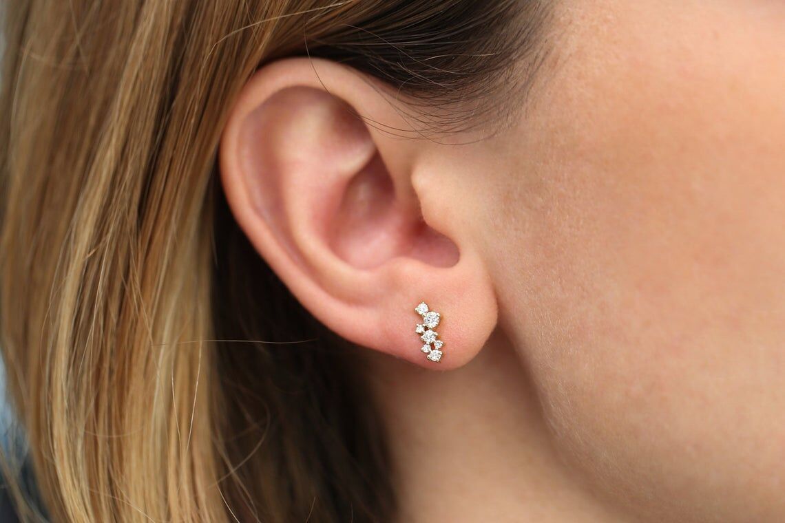 Diamant Ohrstecker EVA I 585er Gold 0,50 Karat 2 Diamant Ohrstecker EVA I 585er Gold 0,50 Karat