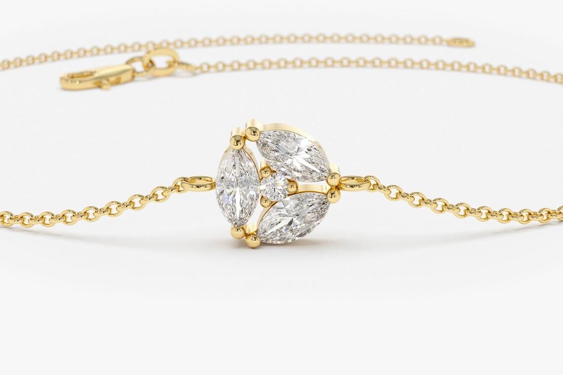 Diamant Armband MARIA I 585er Gold 0.16 Karat