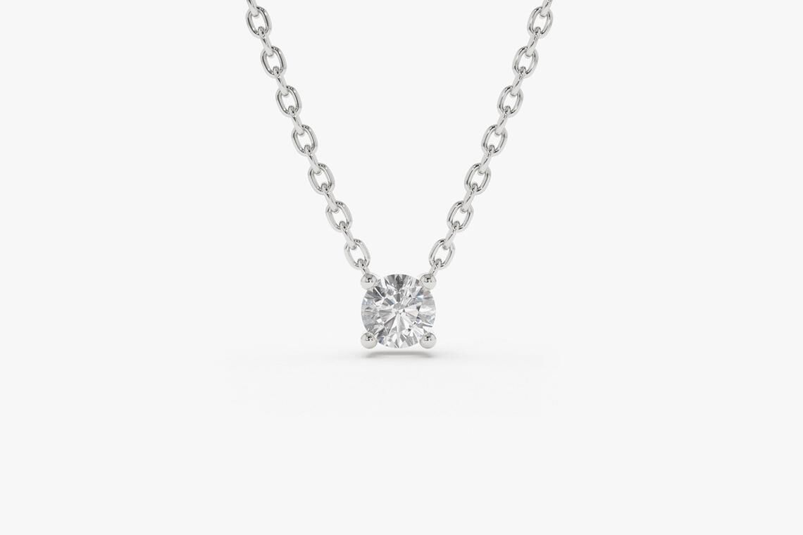 Diamant Kette CAROLIN I 585er Weißgold 0,12 Karat