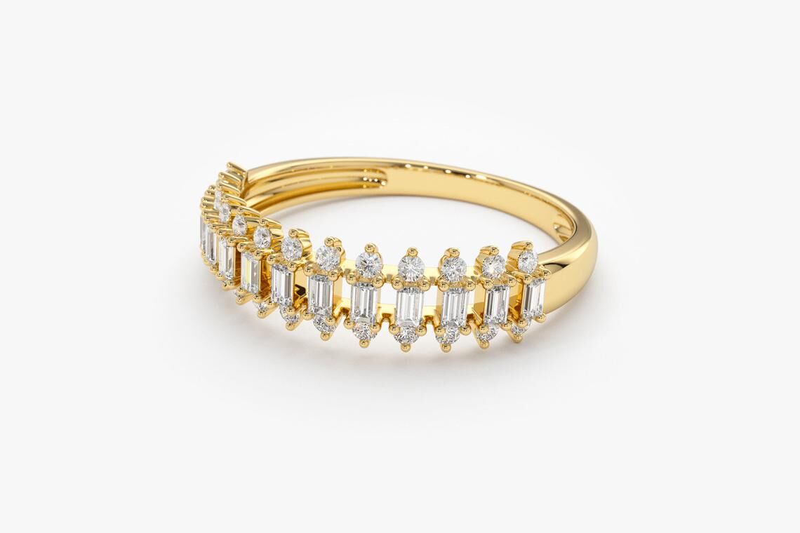 Diamant Ring DONNA I 585er Gold 0,56 Karat 4 Diamant Ring DONNA I 585er Gold 0,56 Karat