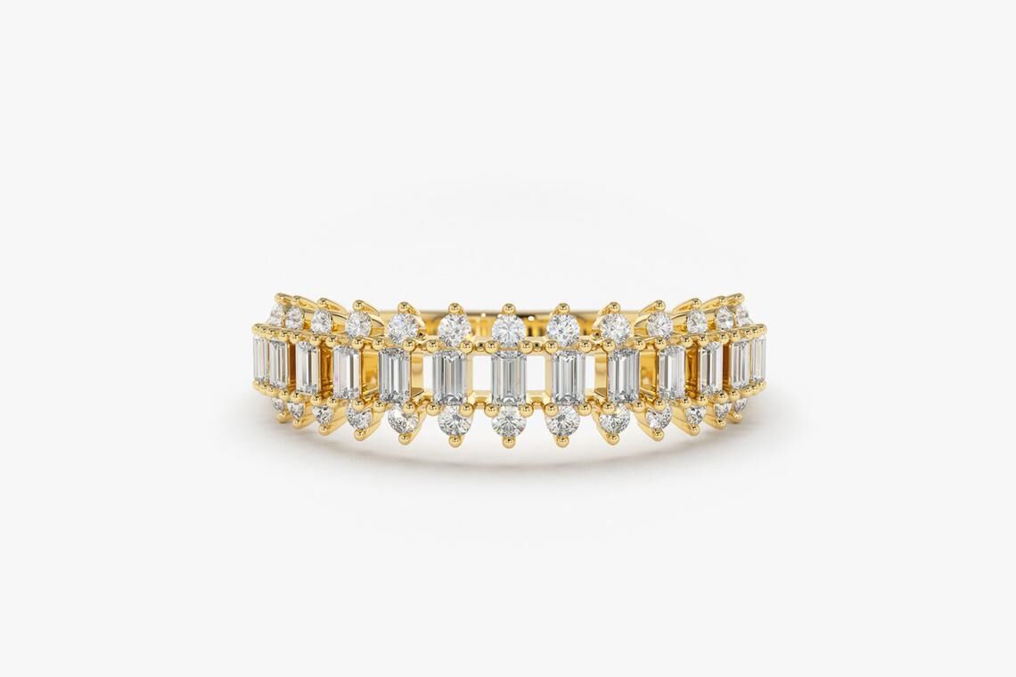 Diamant Ring DONNA I 585er Weißgold 0,56 Karat 4 Diamant Ring DONNA I 585er Weißgold 0,56 Karat