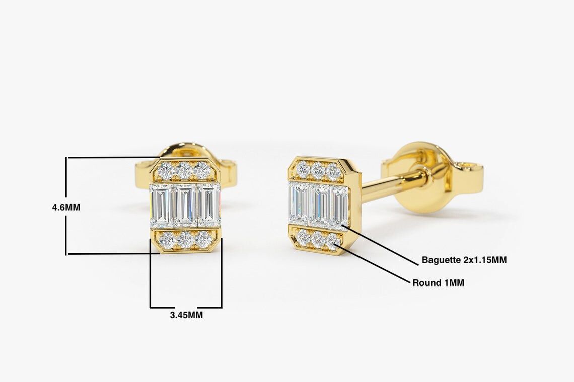 Diamant Ohrstecker ANNIE I 585er Weißgold 0,10 Karat 4 Diamant Ohrstecker ANNIE I 585er Weißgold 0,10 Karat