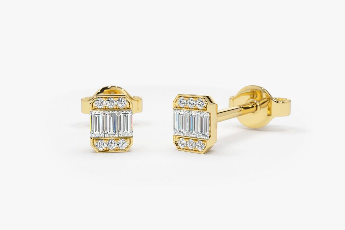 Diamant Ohrstecker ANNIE I 585er Weißgold 0,10 Karat 3 Diamant Ohrstecker ANNIE I 585er Weißgold 0,10 Karat