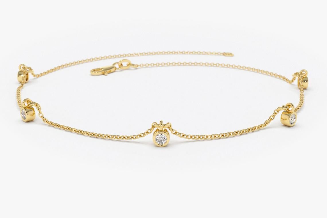 Diamant Armband ELENA I 585er Gold 0,18 Karat