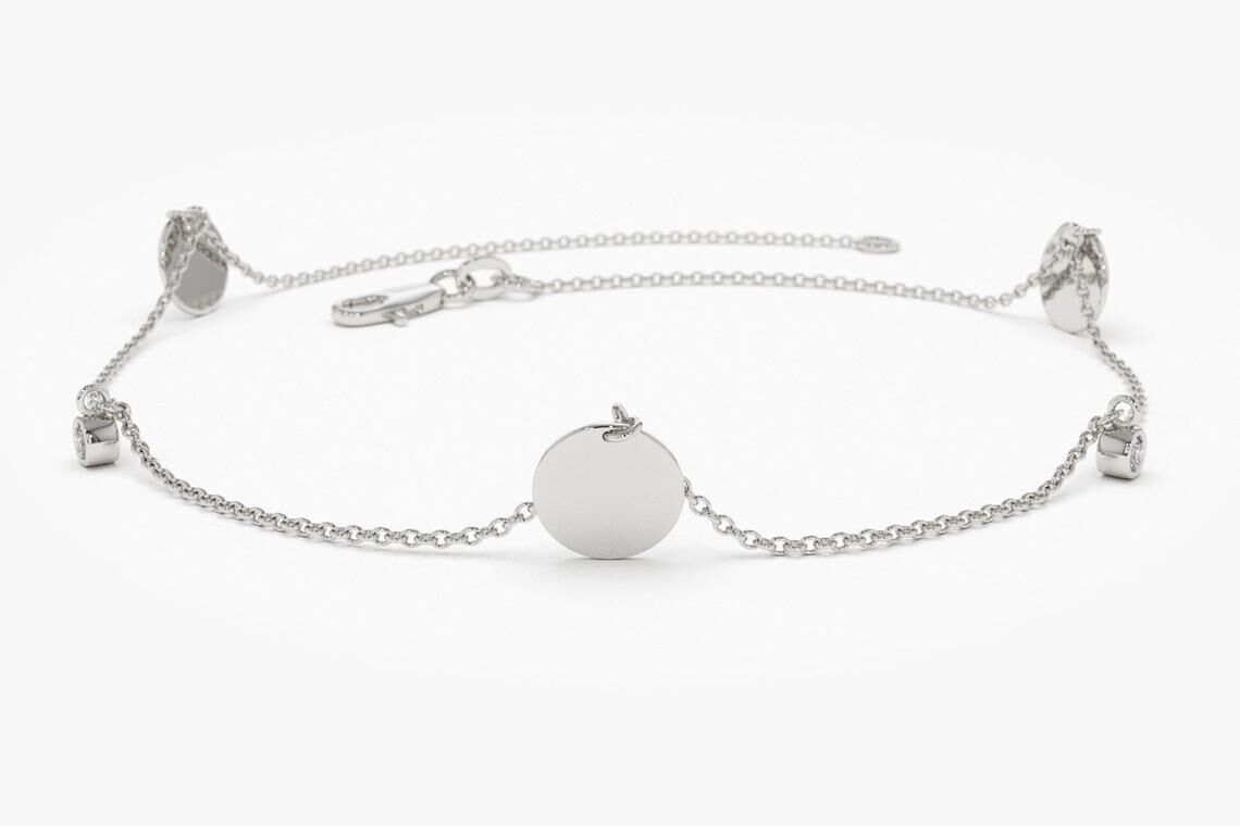 Diamant Armband MELISSA I 585er Weißgold 0,08 Karat