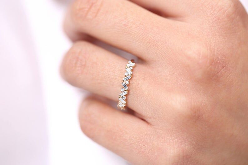 Diamant Ring ANGELA I 585er Gold 0,35 Karat 6 Diamant Ring ANGELA I 585er Gold 0,35 Karat
