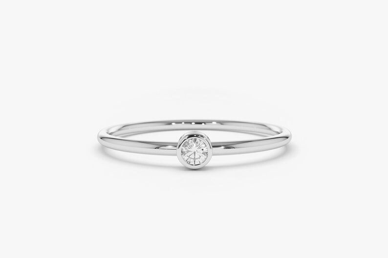Diamant Ring NICOLETTE I 585er Weißgold 0,06 Karat