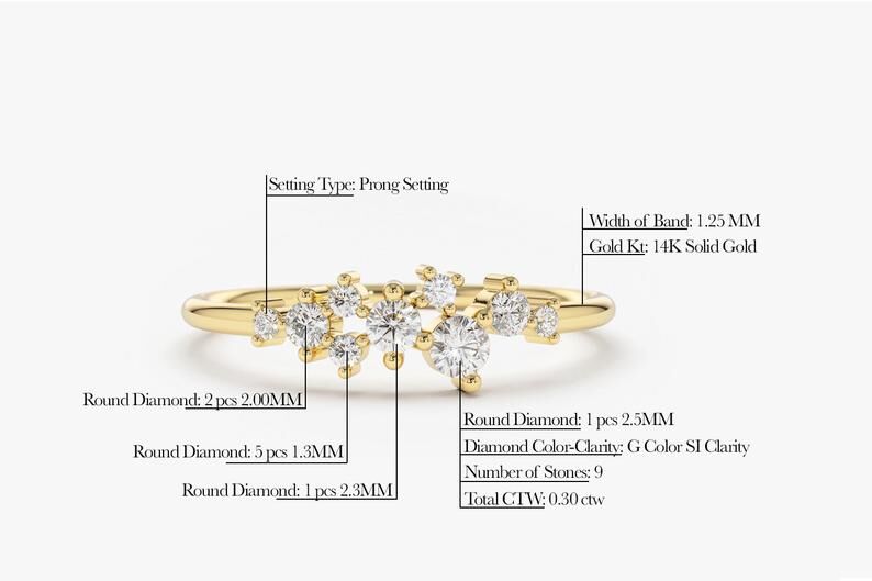 Diamant Ring AURÉLIA I 585er Gold ca Diamant Ring AURÉLIA I 585er Gold ca. 0,24 Carat