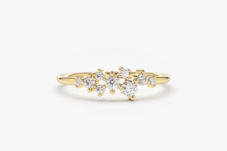 Diamant Ring AURÉLIA I 585er Gold ca. 0,24 Carat