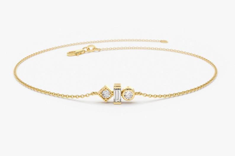 Diamant Armband LUISA I 585er Gold 0,10 Karat