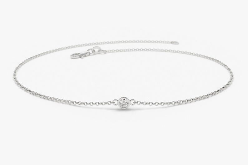 Diamant Armband NIARA I 585er Weißgold 0,05 Karat