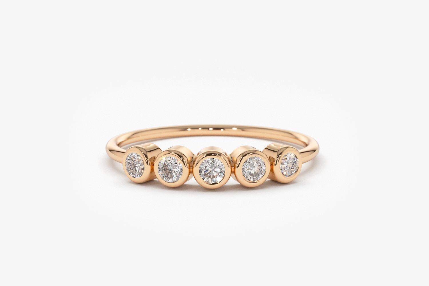 Diamant Ring ALAMA I 585er Roségold 0,14 Karat