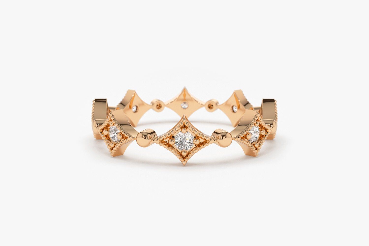 Diamant Ring OPHELIA I 585er Roségold 0,17 Karat